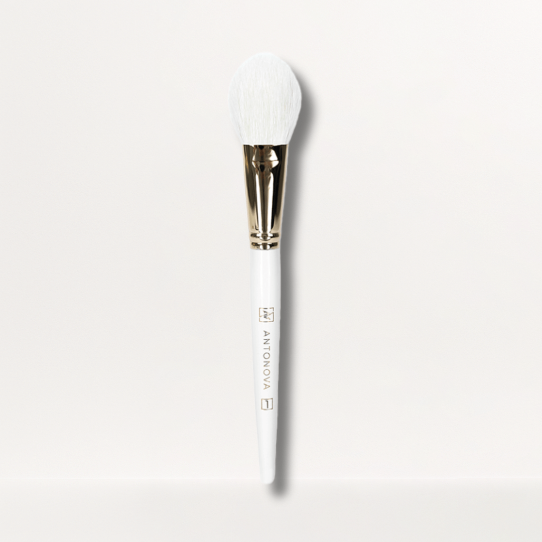 All Face Brush 01 – Gesichtsbürste aus hochwertigem Ziegenhaar und mikrokristalliner Nano-Synthetik
